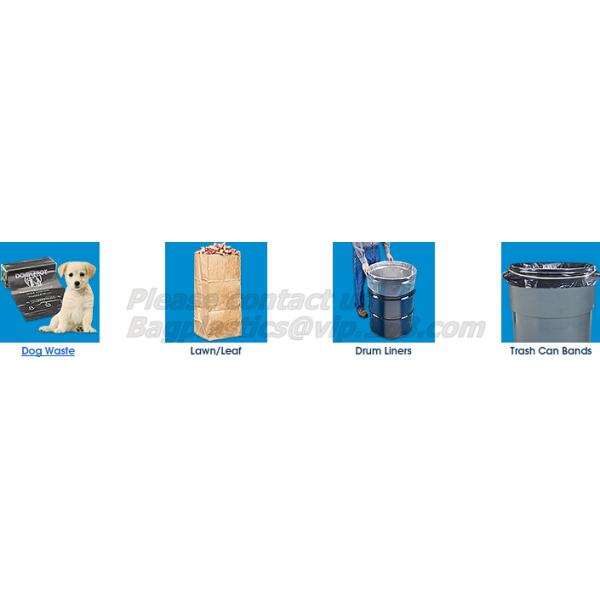 Wate Can liners, Ultra Strong Wastebasket Liners Bags for Home Waste Bin Kitchen Bathroom Office Car, Bagease, BAGPLASTI