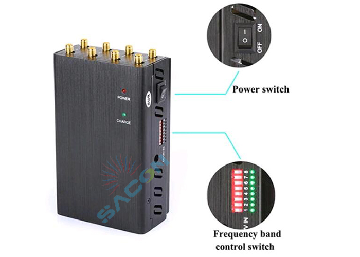 8 полос портативный мобильный телефон сигнал Booster 20m дальность блок 2G 3G 4G GPS Wi-Fi