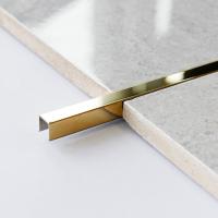 Mirror Stainless Steel U Channel Trim 0.18-0.4mm Stainless Steel Tile Edging Strip 3m