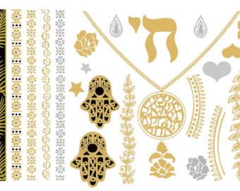 Metallic tattoo