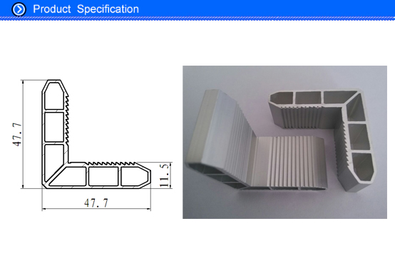 Mill Finished 90 Degree Anodised Aluminium Angle for Solar Mounting System and Solar Panel