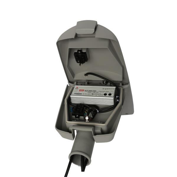 УЛЬТРАФИОЛЕТОВЫЙ сопротивляемый порошок покрывая уличный свет СИД 50В/60В ИП66 расквартировывая серый черный серебр