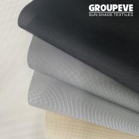 Le PVC de tissu de protection solaire de polyester d'armure toile a enduit pour la nuance solaire