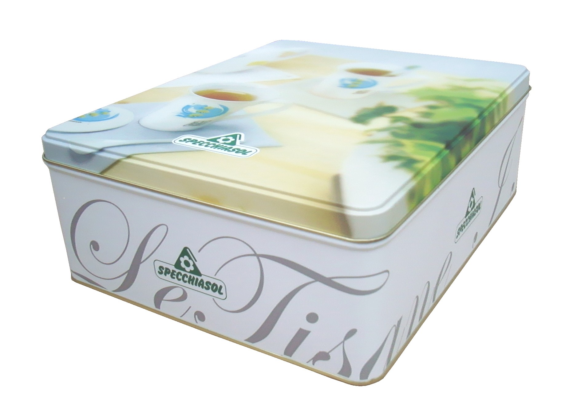 Поверхность 210mm x 210mm x 60mm Matt тар для хранения олова качества еды