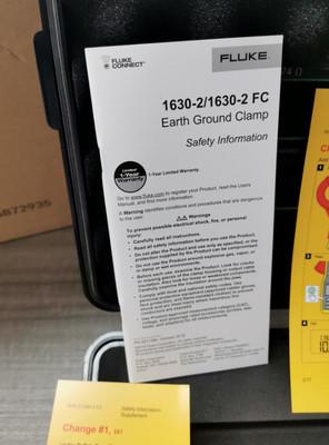 Fluke 1630-2 FC Stakeless Earth Ground Clamp Tester With Wireless Connectivity
