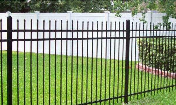 Black Steel Fence For Length 2.5m Width 2.4m Export To Many Countries