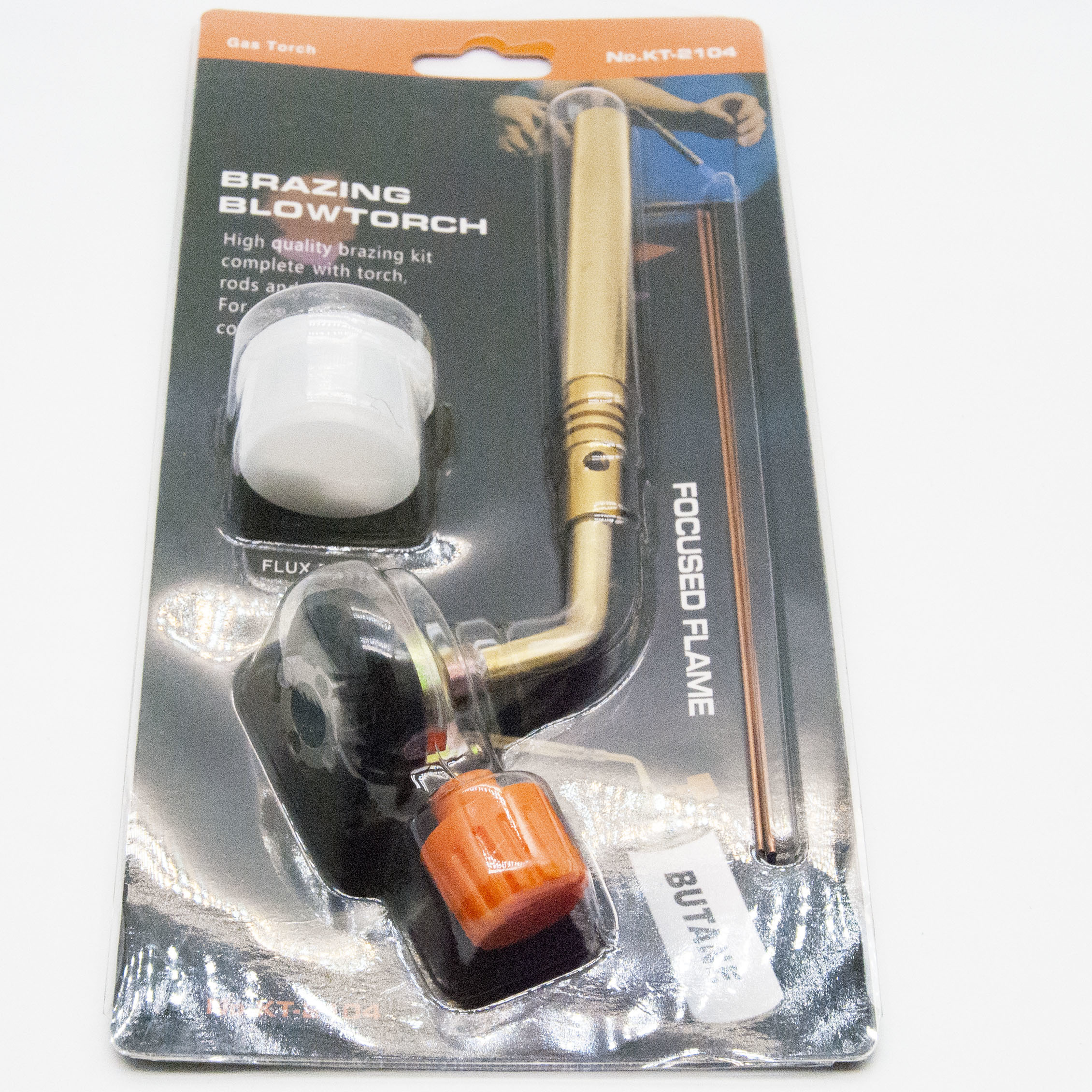 KT-2104 Precision Gas Welding Torch Set With Flux Rods For Metalwork