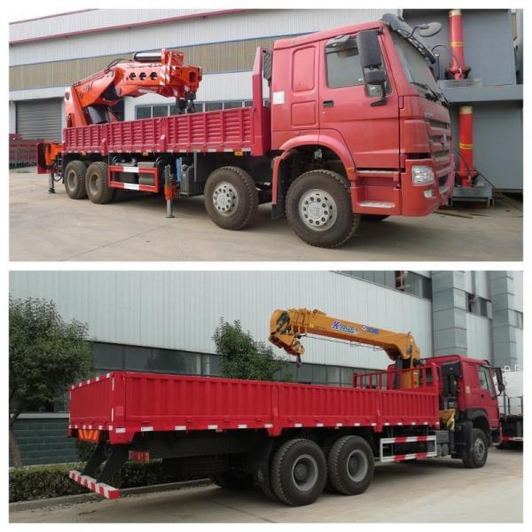 Zz3257n3847A 10-50tons Hydraulic Truck Crane with 300L Fuel Tanker and Performance