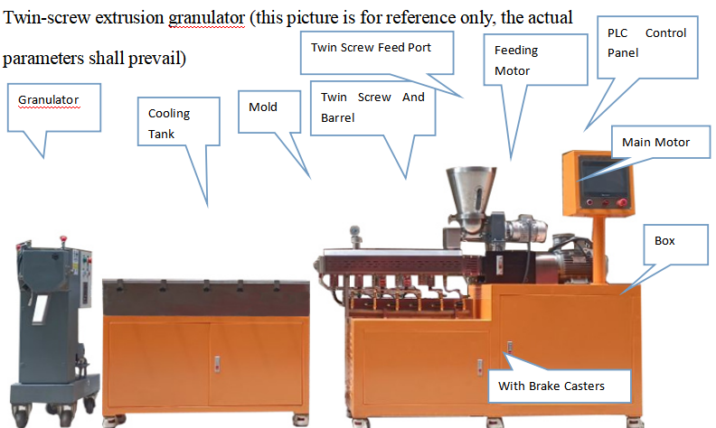 PVC PP PE Extrusion Line Plastic Profile Fully Automatic Plastic Extruder Machine