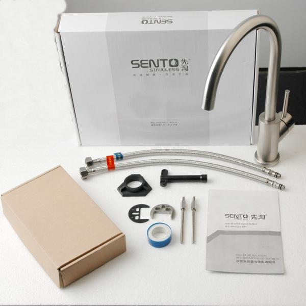 Sento Stainless Steel UPC kitchen faucet with good sanitary water tap price