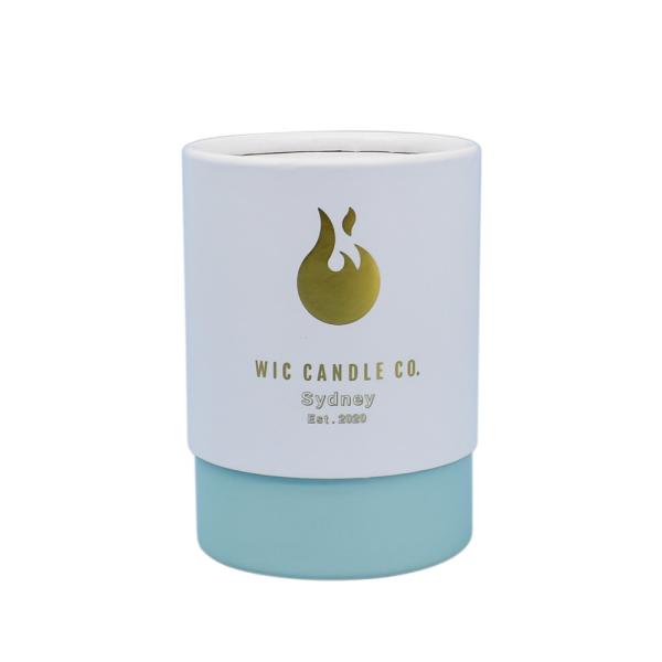 CMYK Cardboard Tube Packaging With Lid OEM Available Silk Printing