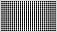 Double Side Distortion Test Chart Sineimage YE0260 DOT CHART For Testing Chromatic Aberration