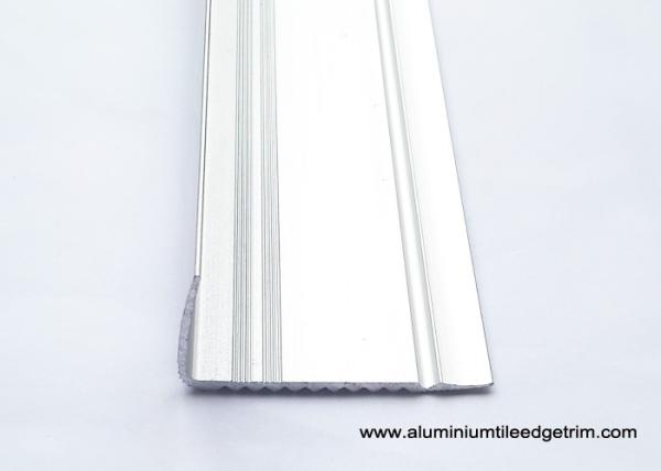 6063 - T5 Aluminum Stair Nosing Edge Trim Matt Silver 43 mm x 22mm