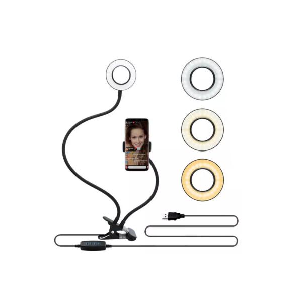 свет кольца 2500K 4000K Selfie со светом красоты держателя струбцины и телефона