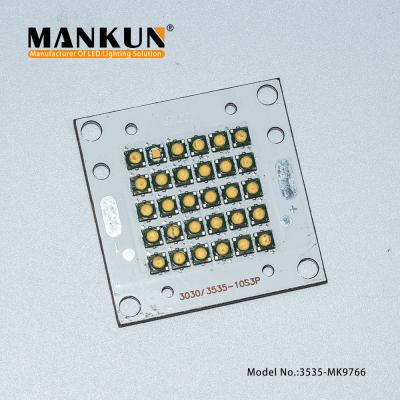 Placas de alumínio do PWB do módulo 40x40mm da luz do diodo emissor de luz de DC30V SMD 3535