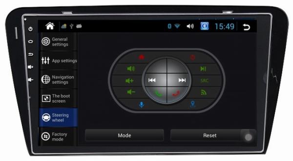 Ouchuangbo GPS sat navi head unit VW Bora 2013 support 4 core canbus AUX USB