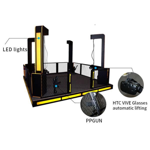 Multiplayer Virtual Reality Platform With Battle Light Customized Color