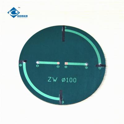 10 Battery 5.0V Lightweight Silicon Solar PV Modul ZW-Dia100-1 Epoxy Resin Solar Panel Charger