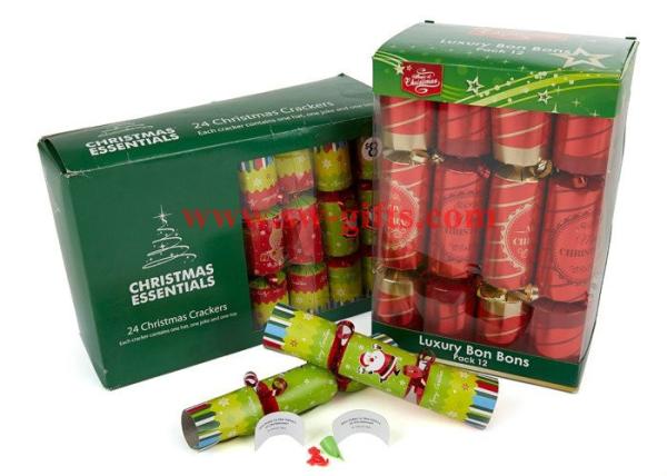 Wholesale Products Party Popper Bon Bons Decorated Christmas Cracker With Small Gifts