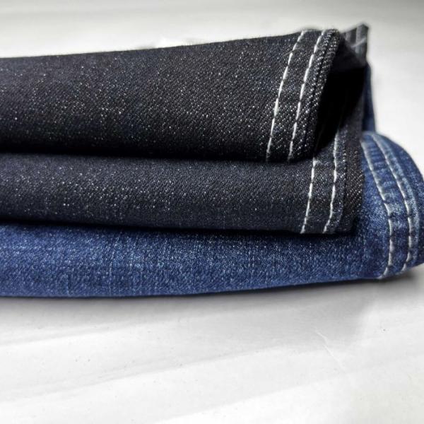 11.5 oz Soft TC Twill Denim Dark Grey Denim Fabric For Men Wearing