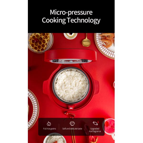 Kitchen SGS De Sugar Mini Rice Cooker Aluminum Alloy 26cm Height