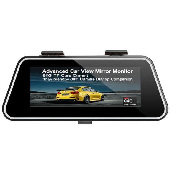 Advanced Car Rear View Mirror Monitor with 64G Tf Card and 1mA Standby Current Your Ultimate Driving Companion