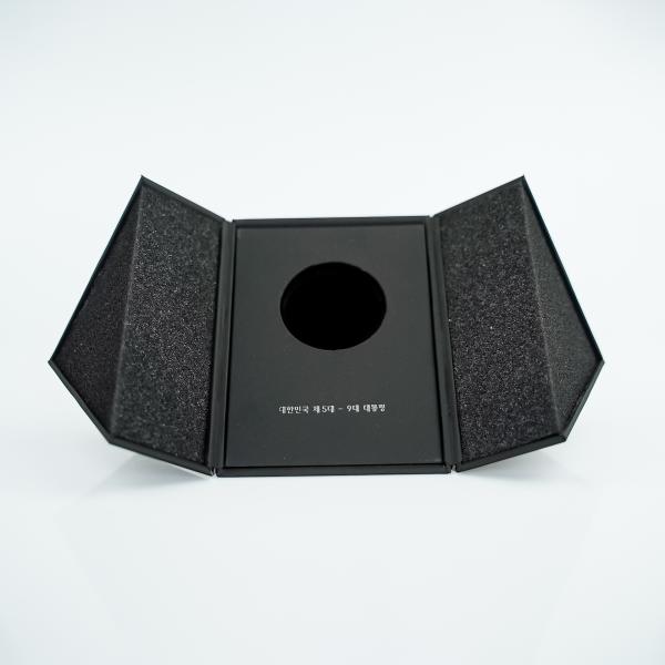 Custom Anti-Fingerprint Black Double Two Side Open Watch Box Soft Touch Magnetic Gift Box