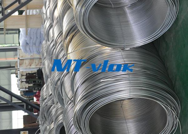 3 / 8 Inch ASTM A269 Small Diameter Stainless Steel Welded Super Long Coiled Steel Tubing