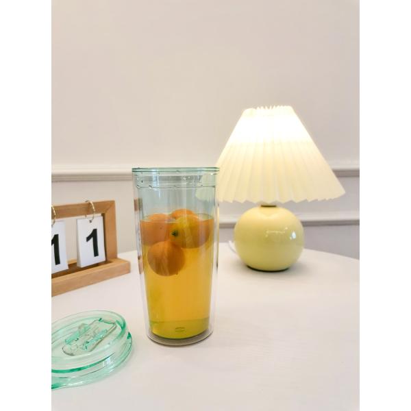 570ml Glitter Double Wall Insulated Plastic Water Bottle Stylish Modern Glitter Water Bottle With GRS 100% BPA Free Dishwasher Safe Easy To Carry