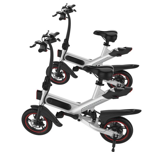 Lithium Battery Smart Electric Bike , 12 Inch One Second Folding Electric Bike