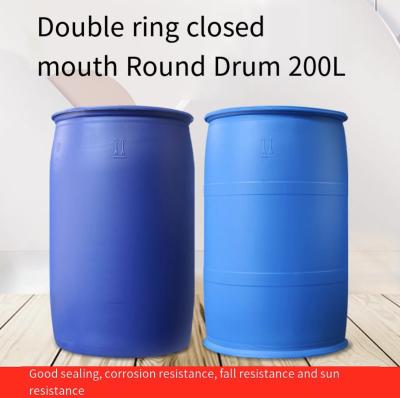 Hygienic 55 Gallon Blue Plastic Barrel Durable HDPE 200 Litre Oil Drum