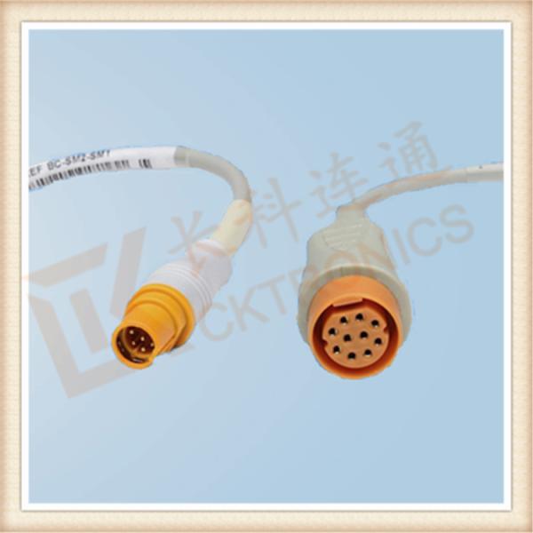 10 Pin Female IBP Invasive Blood Pressure Cable Siemens Draeger