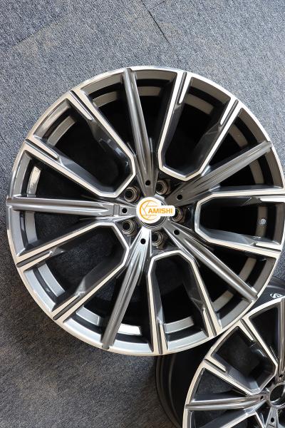 66.6 Hole Multi Spoke 20 Inch 5x112 Alloy Rims For BMW 7series 740 M