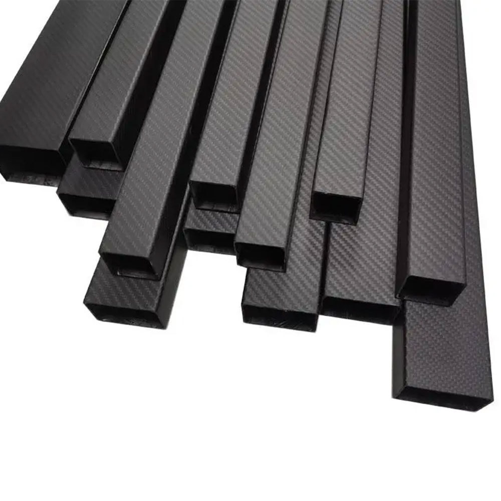 Durable and UV Resistant 3K Carbon Fiber Square and Rectangular Tubes