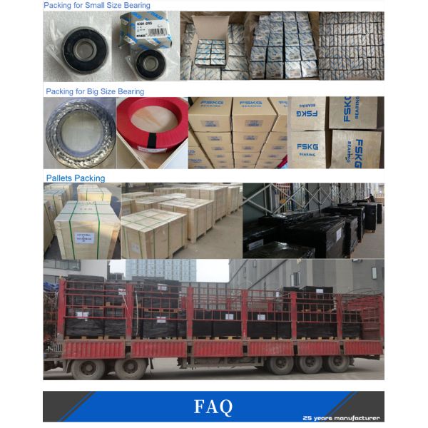 China FSK AG5032020A Air Conditioning Compressor Double Row Angular Contact Bearing 50*72*20mm ABEC-5