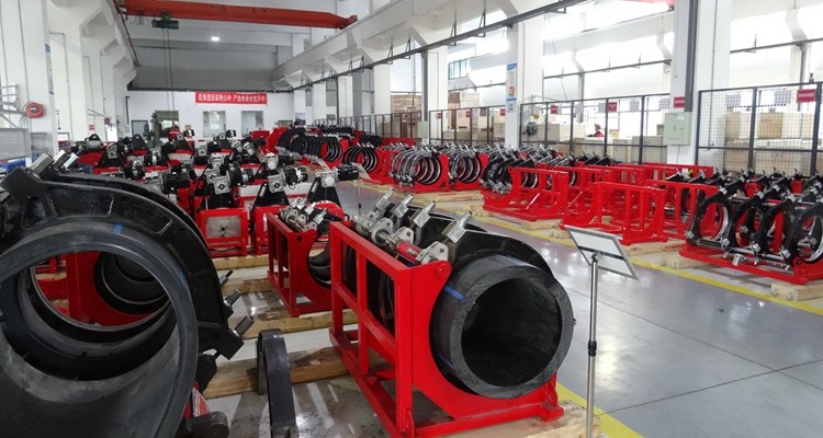 Автоматический сварочный аппарат 50HZ сплавливания батта HDPE сварочный аппарат Pvdf 14 дюймов