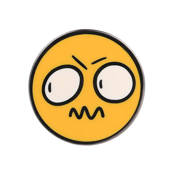 Black Nickel Plating Enamel Pin Badge 2D 3D