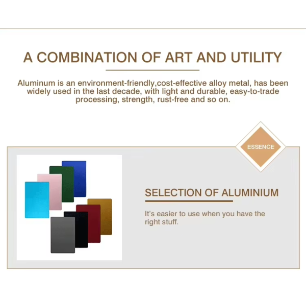 Anodized Aluminum Business Card Blank Engraving Sublimation Polished Colorful 0.2MM 0.3MM 0.8MM