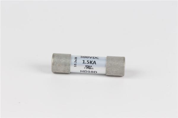10*38 Cylindrical Solar Pv Fuses , Cartridge Fuses Electronic