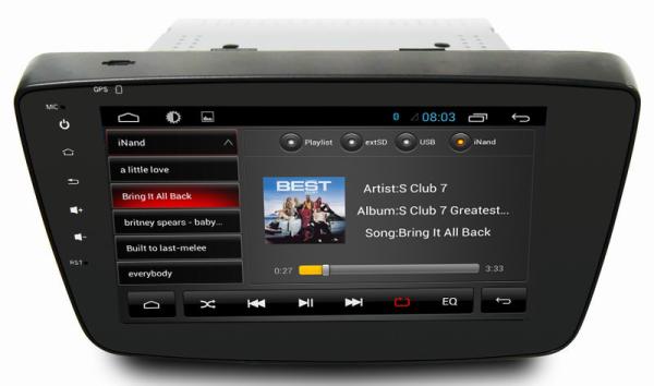 Ouchuangbo auto dvd stereo androi 6.0 for Suzuki Baleno with 1080 HD video decode playing via TF Card /USB