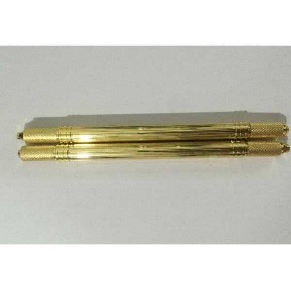 Aluminum Microblade Eyebrow Pen With Double Head And Manual Tattoo Pen