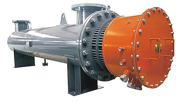 20kw Air Duct  Industrial Water Boiler Vertical Hot Oil Heat Exchanger