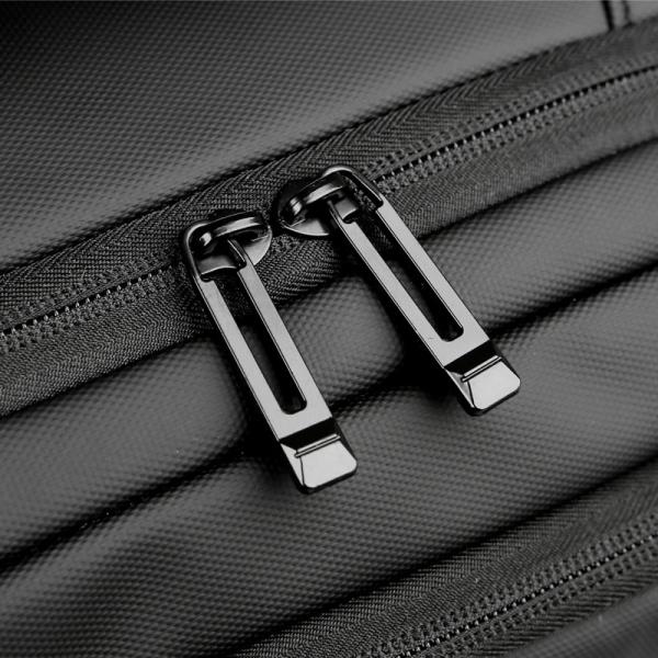 Men 17.3 Inch Water Resistant Laptop Backpack BSCI Black Nylon Laptop Backpack