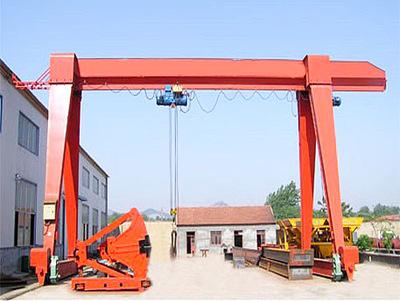 Industrial A3~A4 Heavy Duty Steel Single Girder Gantry Crane 10 Ton Q345