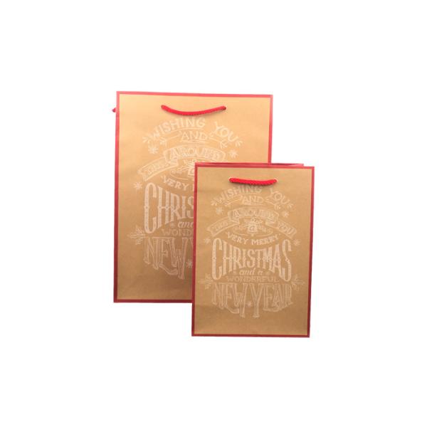 Protección del medio ambiente personalizada Kraft reciclable de las bolsas de papel de Brown