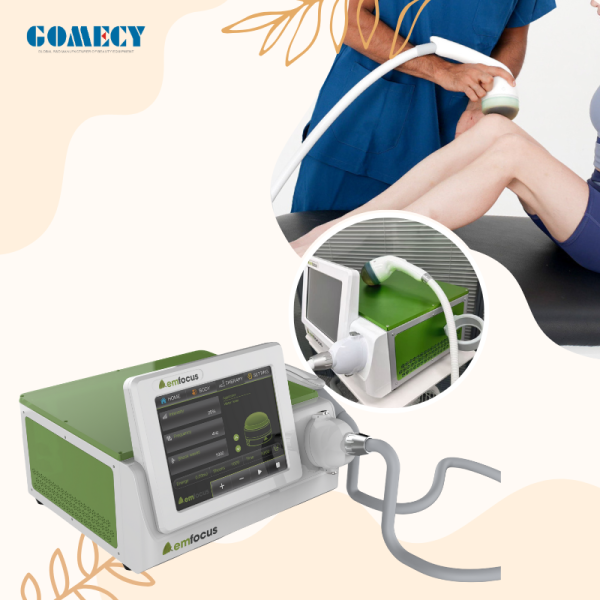 Medical Grade Electromagnetic Focused Shockwave Therapy Device for Tendon Muscle Pain Rehabilitation and ED Treatment