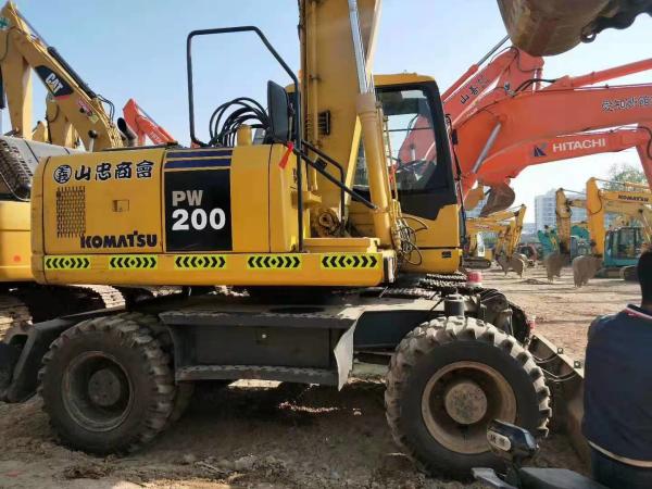 0.97m3 Bucket PW160-7 16 Ton Used Komatsu Excavator