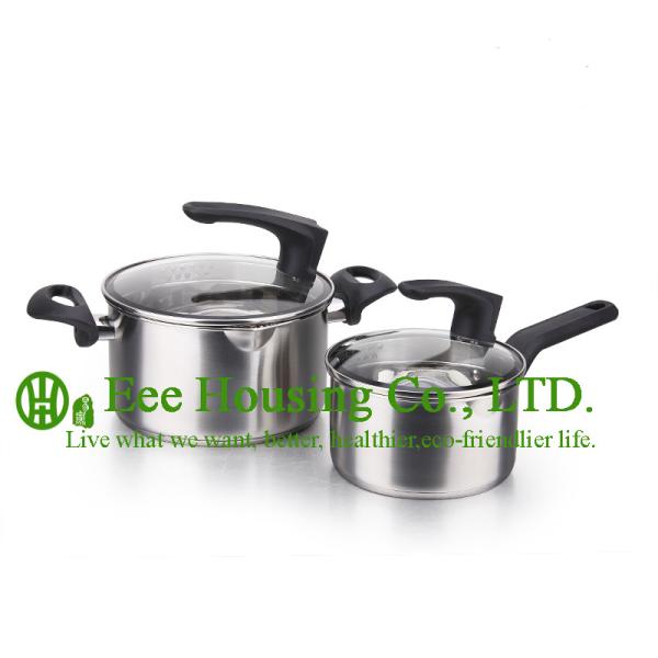 cookware with stainless steel manufactuer in China, kitchenware for sale, fry pan, woks,soup pot,milk pot for kitchen