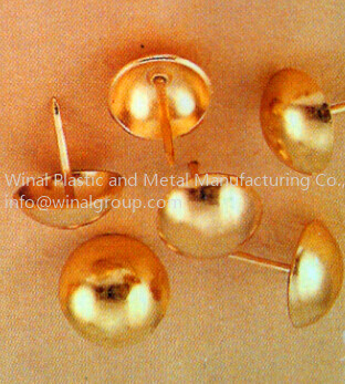 Imitation gold bubble nail for DIY gift,Dia 19mm mould8001,iron with plating per request.