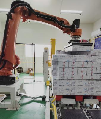 Robot Pallet Stacking Kuka Robot Arm KR180PA Software de simulação de robôs